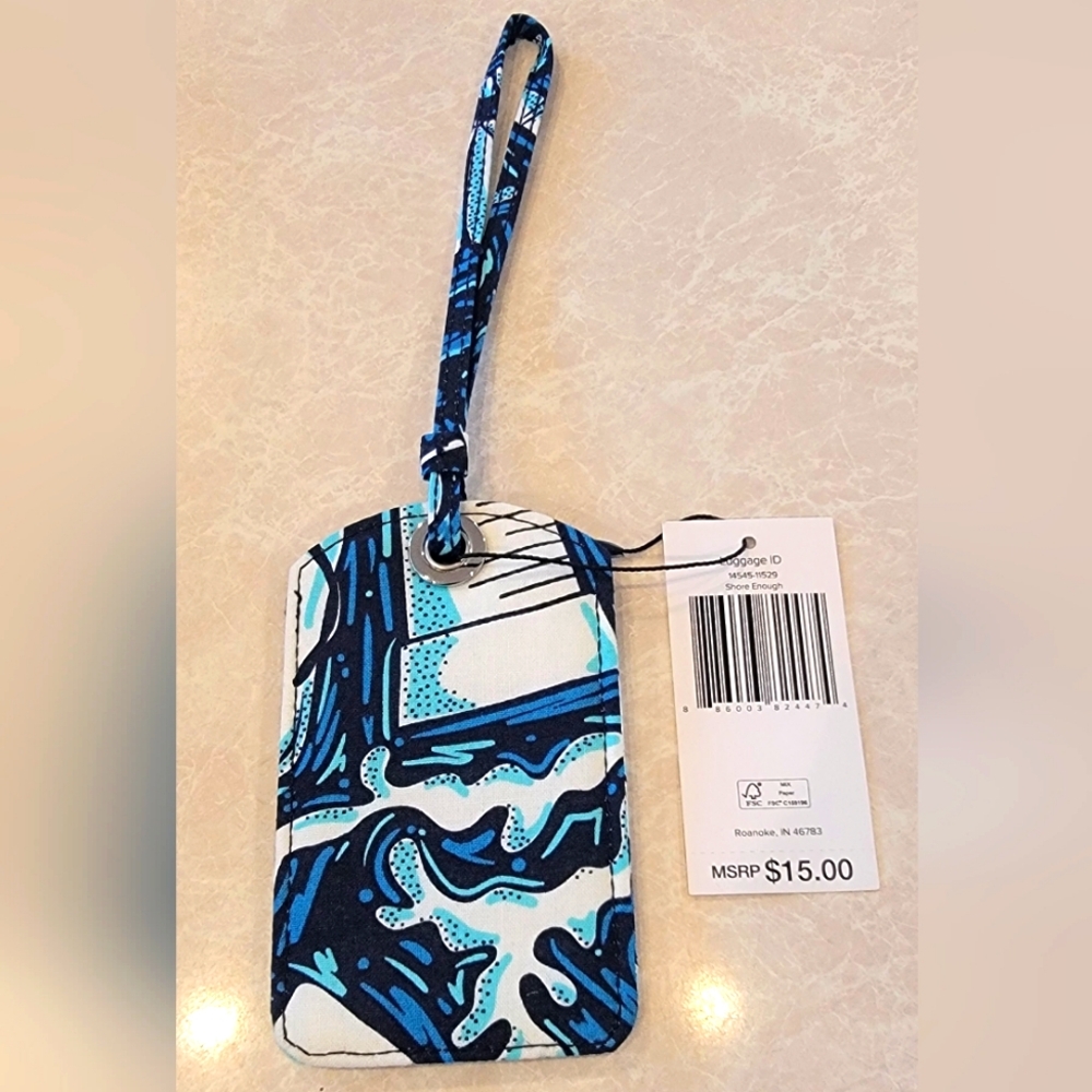 3pc Set of Vera Bradley Shore Enough, sling bag, beach towel & luggage tag! NWT - Picture 6 of 8